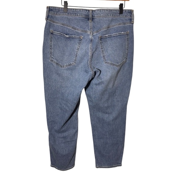 Old Navy High-Waisted OG Straight Ankle Jeans Size 14 Petite NWT Brand New - Picture 4 of 8